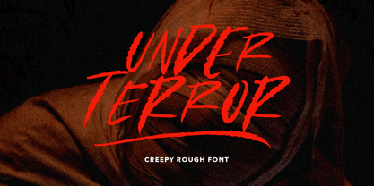 Under Terror Font Poster 1