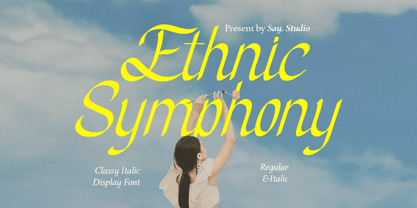 Ethic Symphony Font Poster 1
