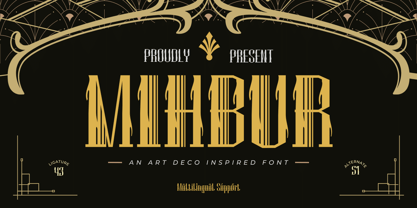 Mihbur Font Poster 1