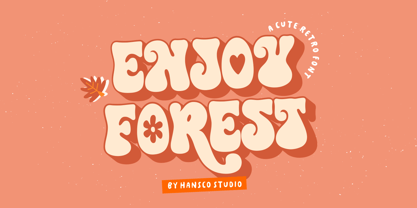 Enjoy Forest Font Poster 1