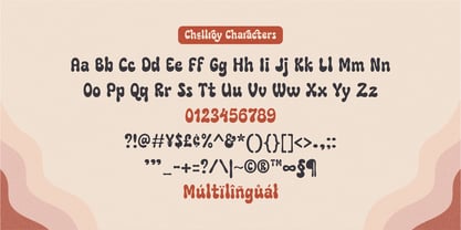 Chellroy Font Poster 7