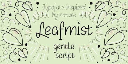 Leafmist Font Poster 1