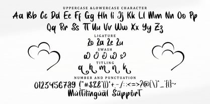 Shadow Love Font Poster 7