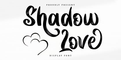 Shadow Love Font Poster 1