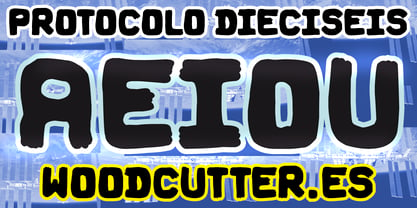 Protocolo Dieciseis Font Poster 5