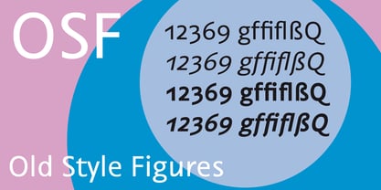 HGB Info OSF Font Poster 5