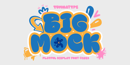 Big Mock Font Poster 1