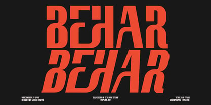 Behar Font Poster 1