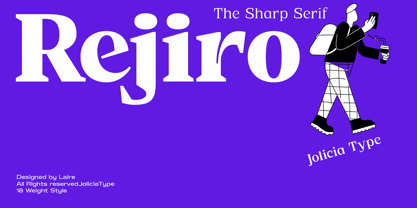 JT Rejiro Font Poster 1