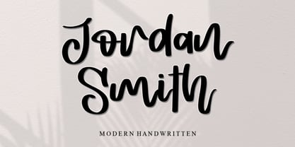Jordan Smith Font Poster 1