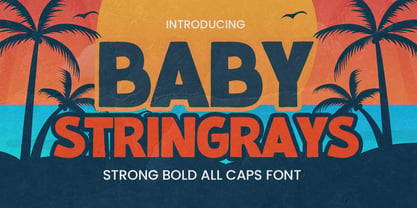 Baby Stingrays Font Poster 1