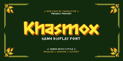 Khasmox Font Poster 1