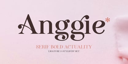 Anggie Display Font Poster 1