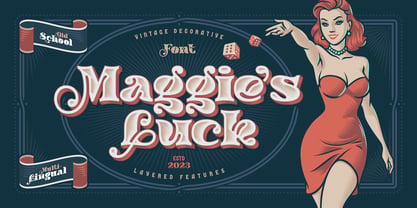 Maggies Luck Font Poster 1