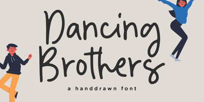 Dancing Brothers Font Poster 1