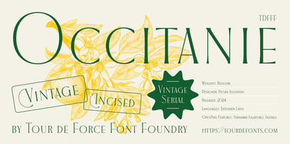 Occitanie Font Poster 1