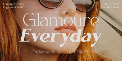Glamoure Everyday Font Poster 1