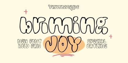 Briming Joy Font Poster 1