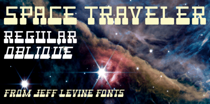 Space Traveler JNL Font Poster 1