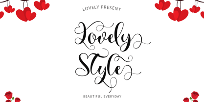 Lovely Style Fuente Póster 1