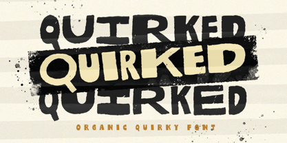 Quirked Font Poster 1