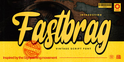 Fastbrag Font Poster 1