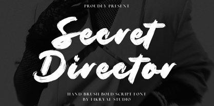 Secret Director Font Poster 1