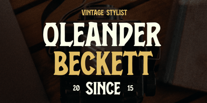 Vintage Browner Font Poster 7