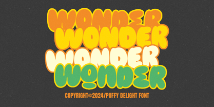 Puffy Delight Font Poster 8