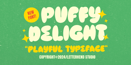 Puffy Delight Font Poster 1