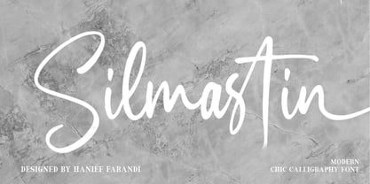 Silmastin Font Poster 7