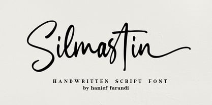 Silmastin Font Poster 1