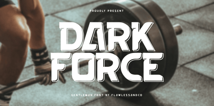 Dark Force Font Poster 1