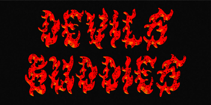 TF Voide Murdered Font Poster 9