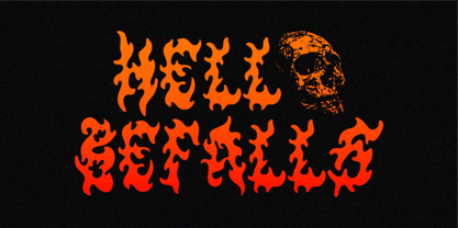 TF Voide Murdered Font Poster 5