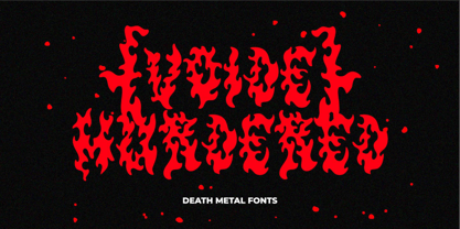 TF Voide Murdered Font Poster 1