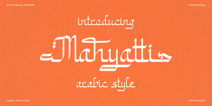 Mahyatti Font Poster 1