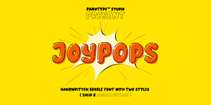 Joypops Font Poster 1