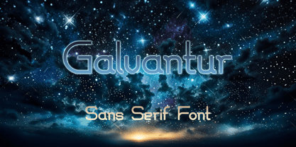 Galvantur Font Poster 1