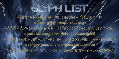 Galvantur Font Poster 9