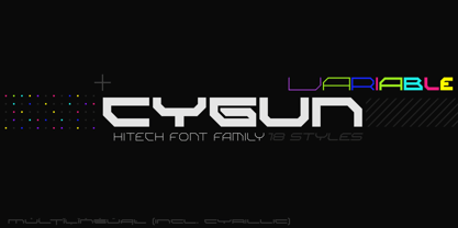 Cygun Font Poster 1