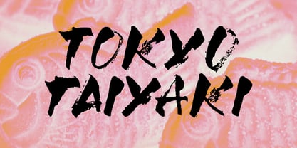 Tokyo Taiyaki Font Poster 1