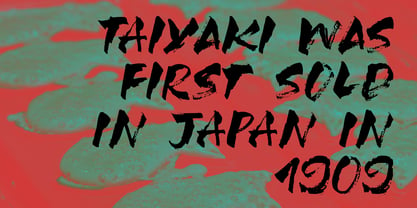 Tokyo Taiyaki Font Poster 3