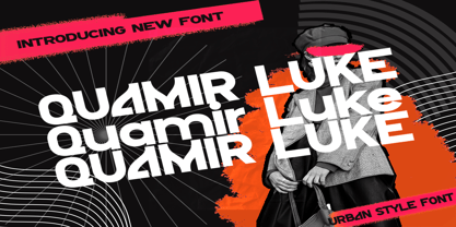 Quamir Luke Font Poster 1