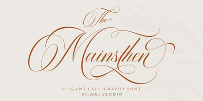 The Mainsthen Font Poster 1