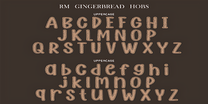 Gingerbread Hobs Font Poster 4