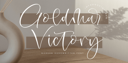 Goldmar Victory Font Poster 1