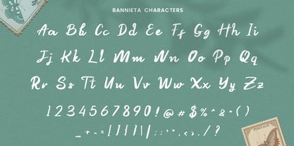 Bannieta Font Poster 3