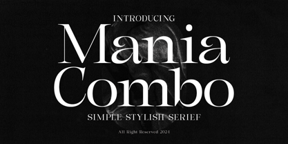 Mania Combo Font Poster 1