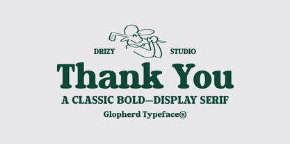 Golpherd Font Poster 10